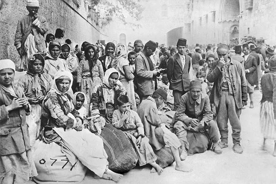 Armeense vluchtelingen uit Anatolië in Jeruzalem